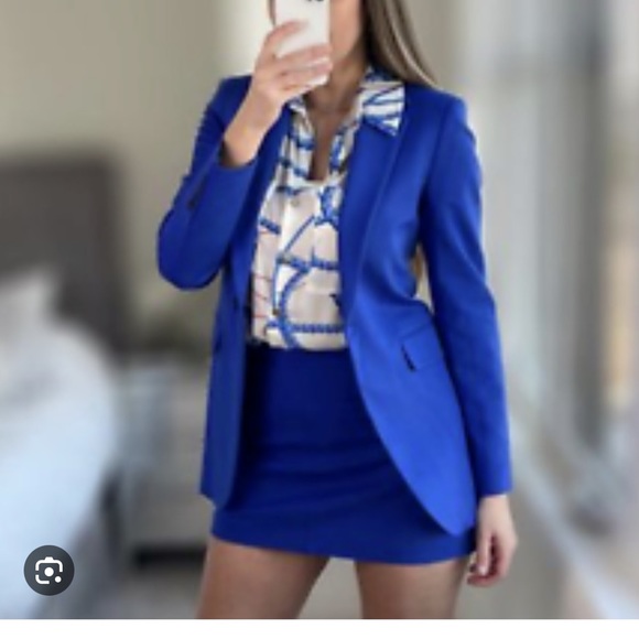 Zara Royal Blue blazer - Picture 4 of 8